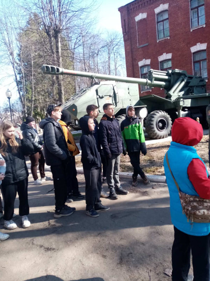 В музее воинской славы.