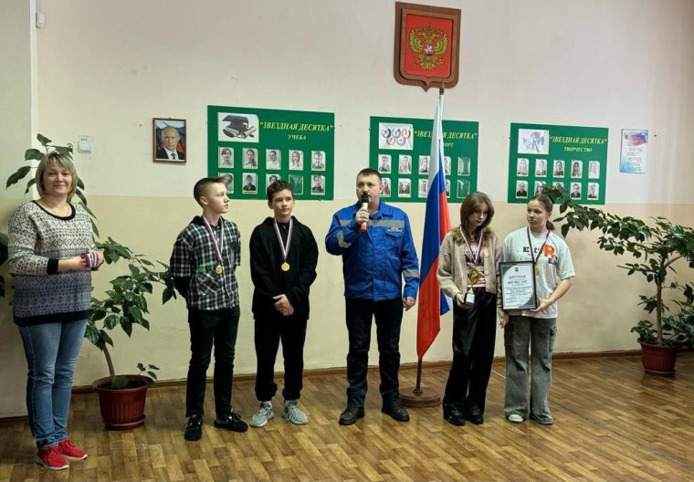Победители соревнований «Школа безопасности».